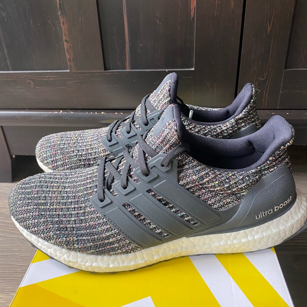 Adidas Ultra Boost 4.0 black Multicolor M8.5/W9.5 CM8110